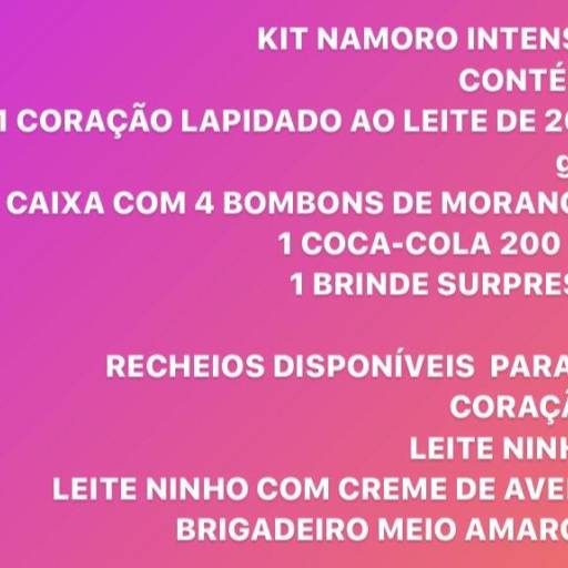 Kit Namoro Intenso por Delícias Demarchi
