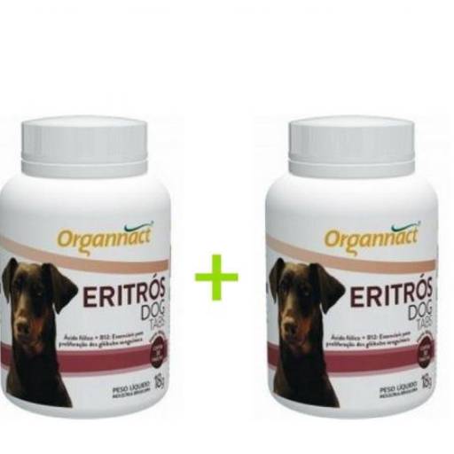 Comprar o produto de 2 X Eritrós Dog Tabs 18 G Organnact 18g em Farmácias Veterinárias pela empresa Almeida Agro Pet em Bauru, SP por Solutudo