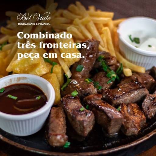 Comprar o produto de Porção Três Fronteiras em Porções pela empresa Bel Viale Restaurante e Pizzaria em Foz do Iguaçu, PR por Solutudo