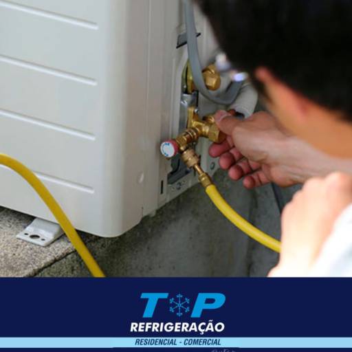Reposição de gás por Top Refrigeração