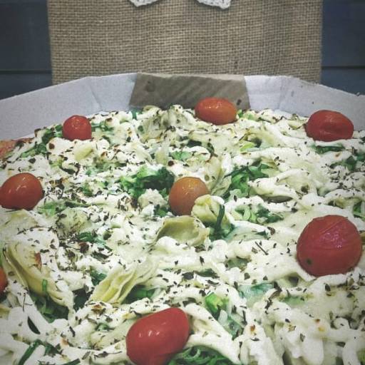 Alho poró com Cream Cheese por Na Chácara Pizzaria