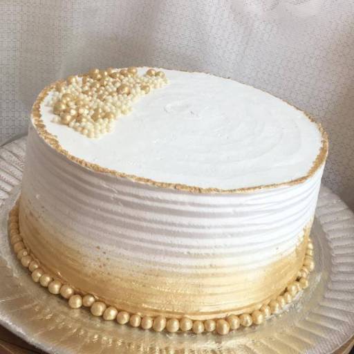 Bolo Bodas de Ouro por Delícias Demarchi