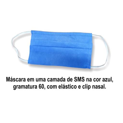 Máscara de SMS com elástico por Malharia Cléo