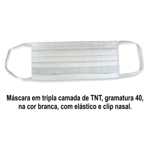 Máscara de TNT com elástico por Malharia Cléo
