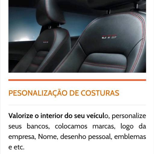 Personalização de Costuras