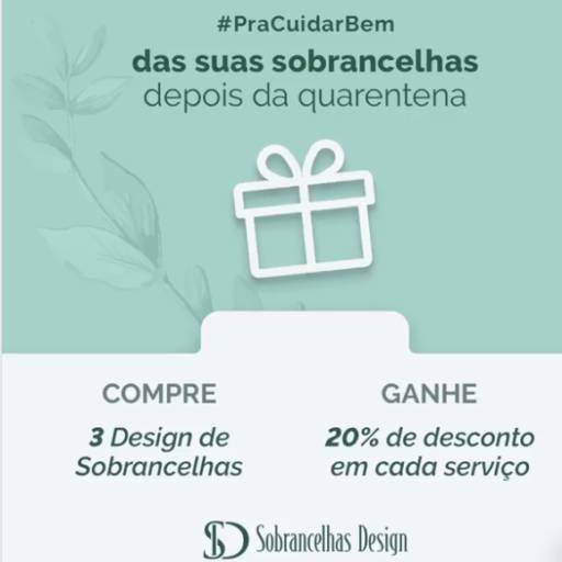 Comprar o produto de Design de Sobrancelhas com 20% de desconto em Estética Facial pela empresa SD Sobrancelha Designer Vila Arens  em Jundiaí, SP por Solutudo