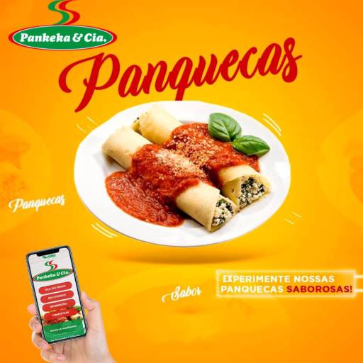 Comprar o produto de Panqueca de frango - Prato executivo em Alimentos pela empresa Pankeka & Cia - Restaurante em Jundiaí, SP por Solutudo