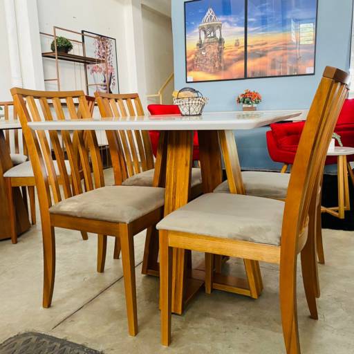 Sala de Jantar com 4 Cadeiras por Di Fábrica Goiânia