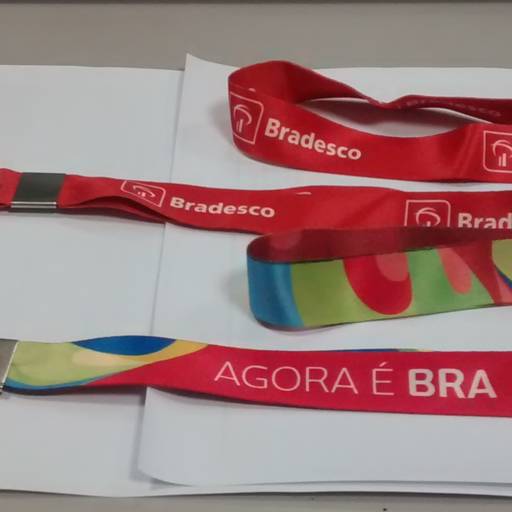 Cordão de Crachá e Credencial por MPB Brindes Promocionais