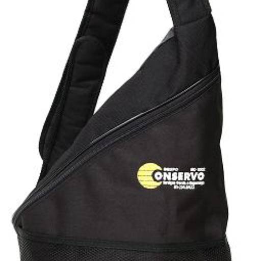 Mochila de 45x21x11 em poliéster (nylon 600), alça transversal, bolso frontal, em tela por MPB Brindes Promocionais