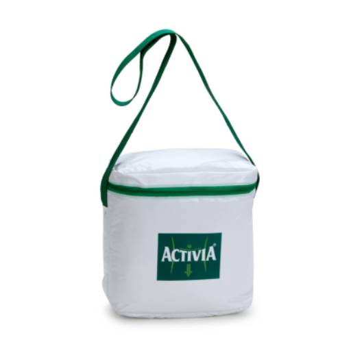 Bolsa térmica em PVC, dim. 12x24x24xcm – cap. cúbica 07 litros