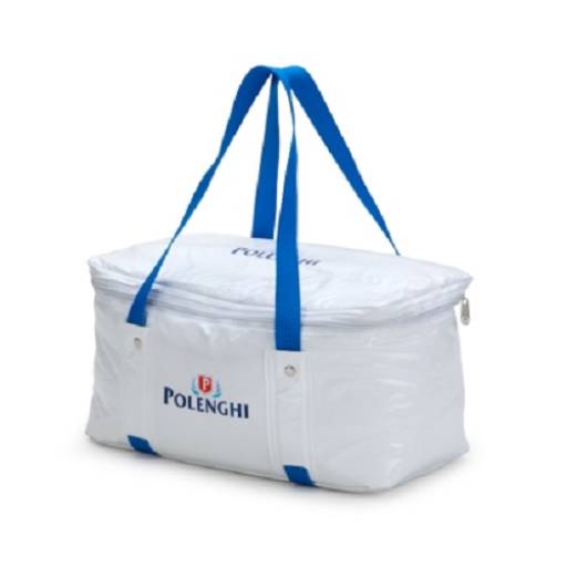 Bolsa térmica em PVC, dim. 18x35x18cm – cap. cúbica 11 litros
