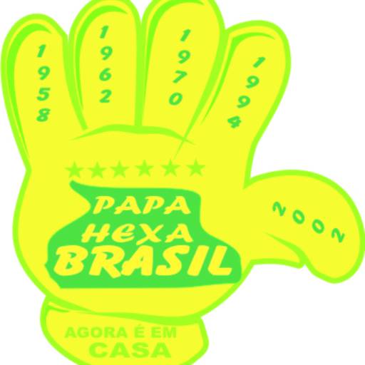 Mãos de Torcida em EVA de 2,5mm de espessura, tamanho padrão aproximado de 32 cm, com encaixe traseiro por MPB Brindes Promocionais