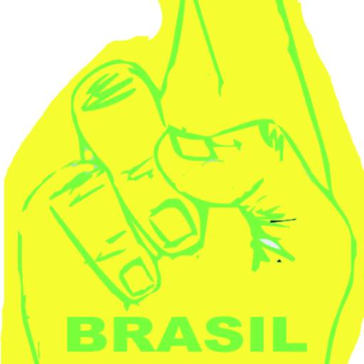 Mãos de Torcida em EVA de 2,5mm de espessura, tamanho padrão aproximado de 32 cm, com encaixe traseiro por MPB Brindes Promocionais