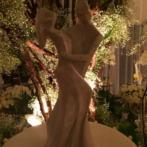 Escultura de Noivos