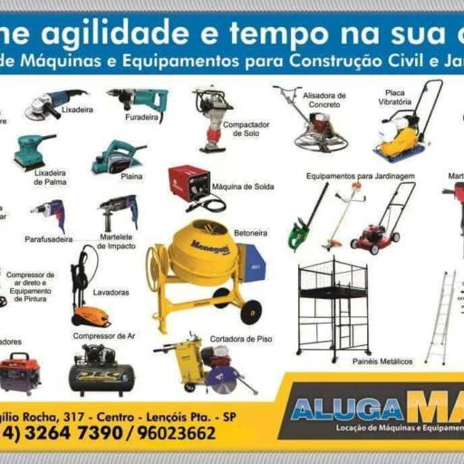 Comprar o produto de Locação de Compressor de Ar Direto e Equipamento de Pintura em Ferragens e Ferramentas pela empresa Alugamaq Locação de Máquinas e Equipamentos em Lençóis Paulista, SP por Solutudo