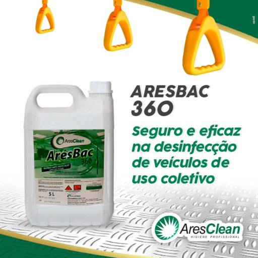 Comprar o produto de  AresBac 360 - Desinfetante de Amplo Espectro em Produtos de Limpeza pela empresa WF Distribuidora de Materiais de Limpeza e Descartáveis em São Carlos, SP por Solutudo