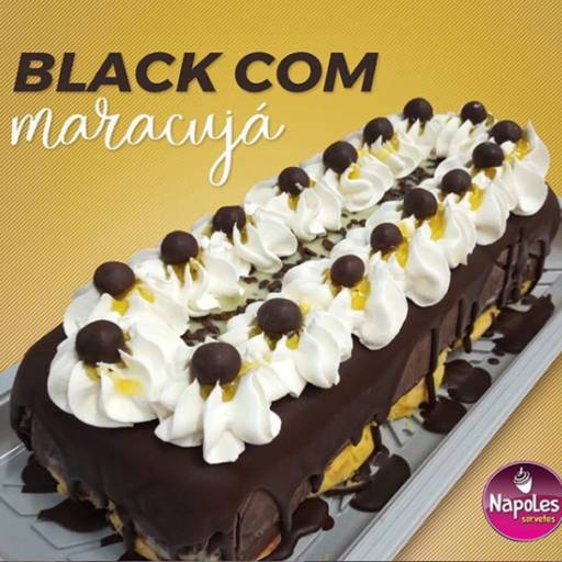 Comprar o produto de Black com Maracujá  em Tortas pela empresa Nápoles Sorvetes - Loja 1 em Presidente Prudente, SP por Solutudo