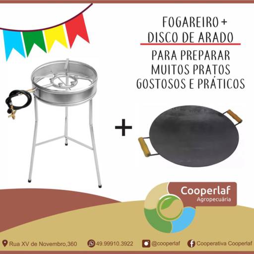 Fogareiro + Disco de Arado por Cooperativa De Agricultores Familiares Santo Monge