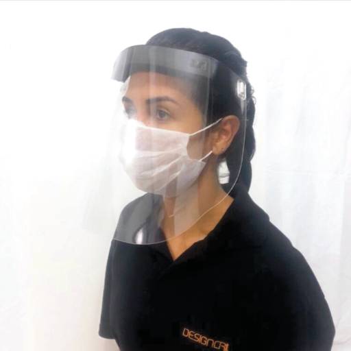 Comprar o produto de  Máscara de proteção acrílica em Máscara Cirúrgica pela empresa Birigui Piscinas em Birigui, SP por Solutudo