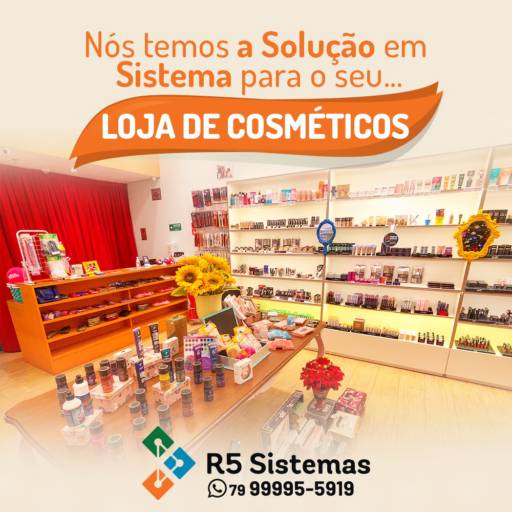 Comprar o produto de Sistema para Loja de Cosmético  é na R5 Sistemas! em Automação Comercial - Sistemas pela empresa R5 Sistemas em Aracaju, SE por Solutudo