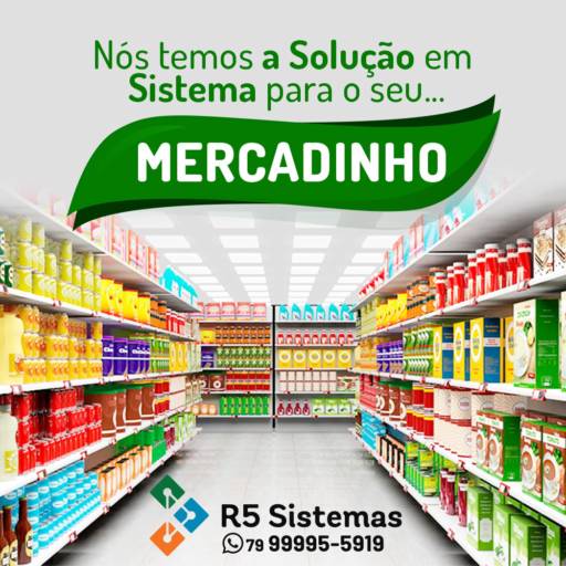 Comprar o produto de Sistema para Mercadinho é na R5 Sistemas! em Automação Comercial - Sistemas pela empresa R5 Sistemas em Aracaju, SE por Solutudo