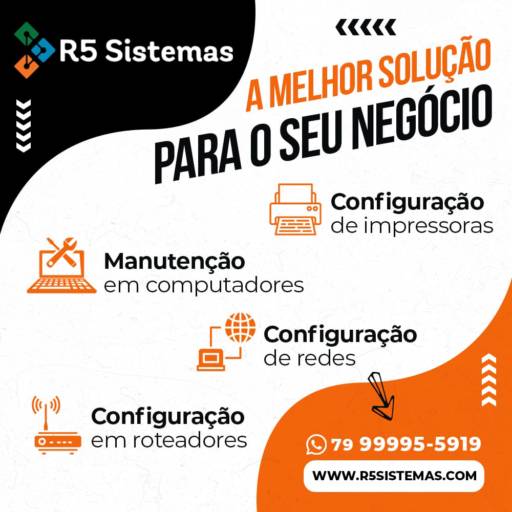 Suporte Técnico em Informática é na R5 Sistemas! em Aracaju, SE por R5 Sistemas