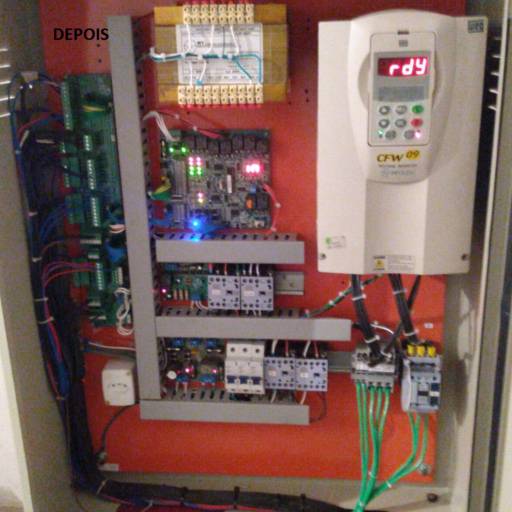 Antes e Depois - Quadro de Comando