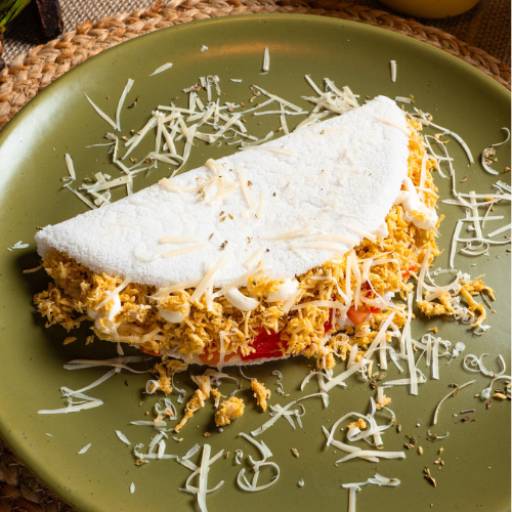 Tapioca de Frango por Titão | Burger Artesanal + Culinária Nordestina