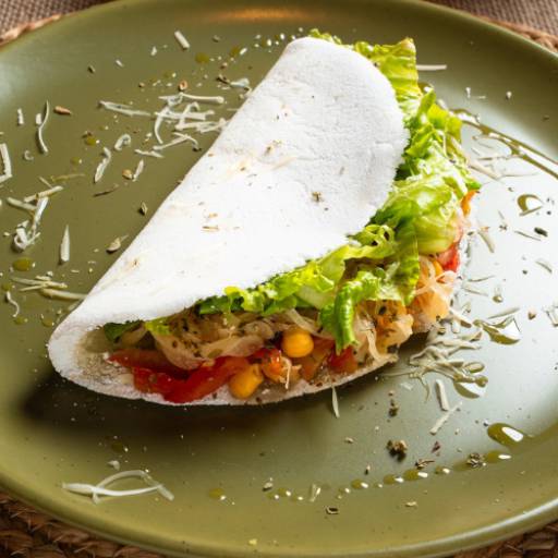 Tapioca Vegetariana por Titão | Burger Artesanal + Culinária Nordestina