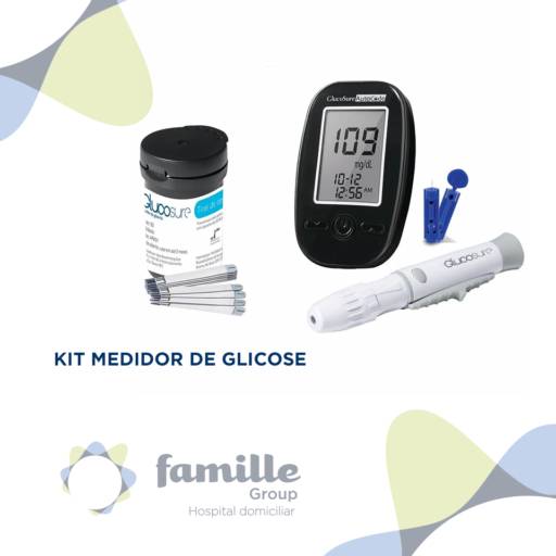 Comprar o produto de Kit medidor de glicose em Equipamentos Médicos pela empresa Grupo Huzzo - Hospital Domiciliar em Bauru em Bauru, SP por Solutudo
