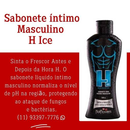 Sabonete Íntimo Masculino H Ice - Da 2ª CATEGORIA: Cuide-se... Cuidados com a Higiene por SexShop Paz e Amor em Belo Horizonte