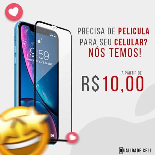 Películas para Celulares por Qualidade Cell Ltda