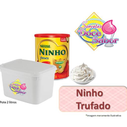Sorvete de massa sabor Ninho Trufado | Pote de 2 litros por Sorveteria Doce Sabor