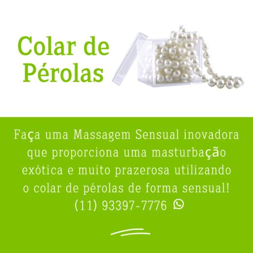 Colar de Pérolas para massagem sensual - 6ª CATEGORIA – Provoque - Massagem Sensual  por SexShop Paz e Amor em Belo Horizonte