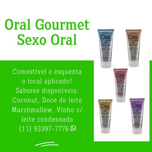 Oral Gourmet Gel Para Sexo Oral - 7ª CATEGORIA – Lambuze-se - Sexo Oral por SexShop Paz e Amor em Belo Horizonte