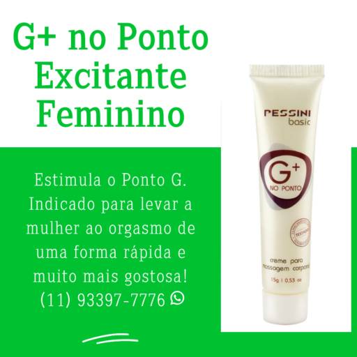 G+ no Ponto - Creme Estimulador - 8ª CATEGORIA – Explore – Excitantes Sexuais