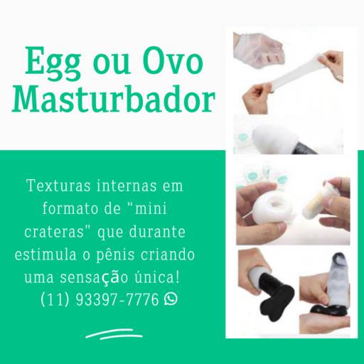 EGG ou Ovo - Masturbador Masculino - 9ª CATEGORIA – Inove - Masturbadores Masculinos