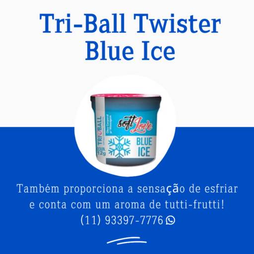 Bolinha Soft Ball - Blue Ice - 12ª CATEGORIA – Cápsulas do Prazer | Bolinhas Explosivas