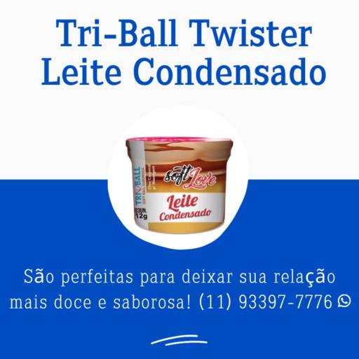 Bolinha Soft Ball - Leite Condensado - 12ª CATEGORIA – Cápsulas do Prazer | Bolinhas Explosivas