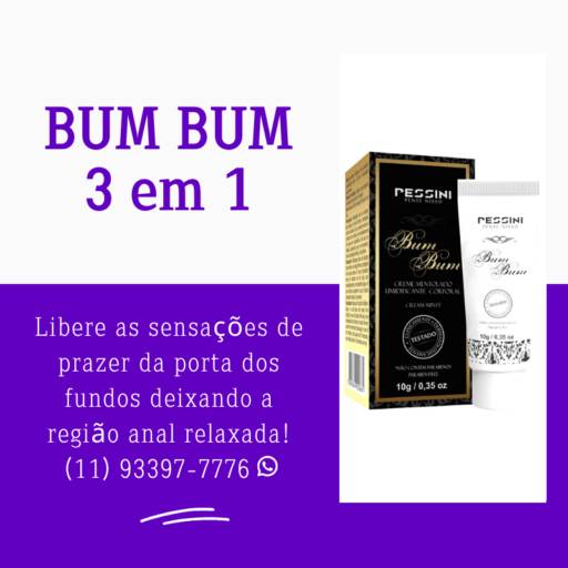BUM BUM Excitante Anal 3 em 1