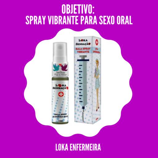 Spray Vibrante para sexo oral 