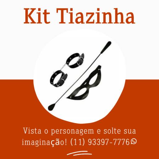 Comprar o produto de Kit tiazinha com chibata -  Da 18ª CATEGORIA: 50 Tons - Acessórios BDSM em Sadomasoquismo pela empresa SexShop Paz e Amor em Belo Horizonte em Belo Horizonte, MG por Solutudo