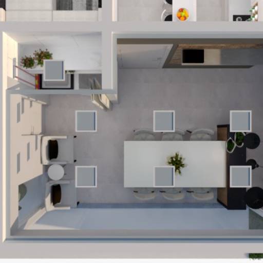 Área Gourmet - Sala, Cozinha e Banheiro por Anágia Arquitetura Urbanismo e Paisagismo