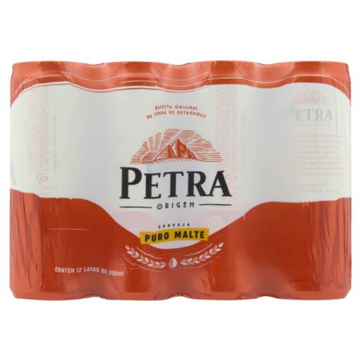 CERVEJA PETRA PURO MALTE LATA 350ML CAIXA por Prime Bebidas agora é Primare Bebidas e Eventos