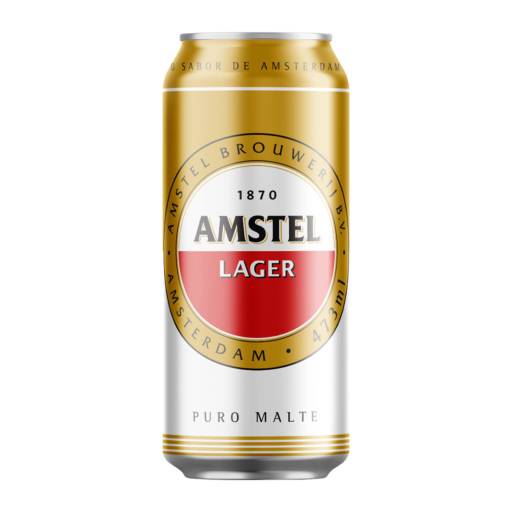 AMSTEL LATAO 473ML por Prime Bebidas agora é Primare Bebidas e Eventos