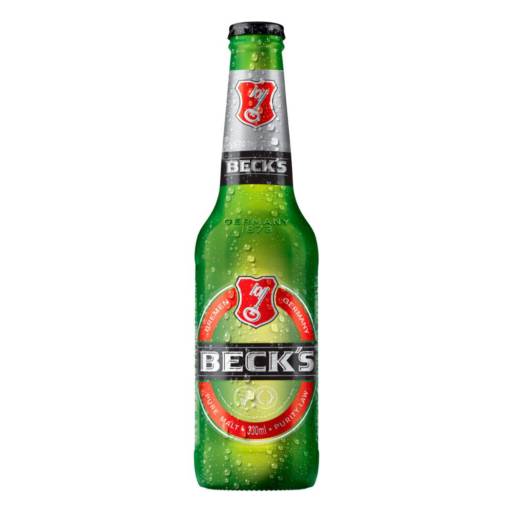 BECKS N LONG NECK 330ML  por Prime Bebidas agora é Primare Bebidas e Eventos