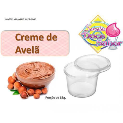 Acompanhamento | Creme de avelã por Sorveteria Doce Sabor