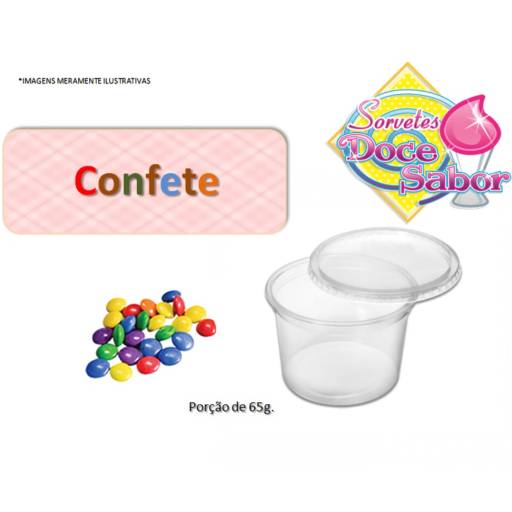 Acompanhamento | Confete por Sorveteria Doce Sabor
