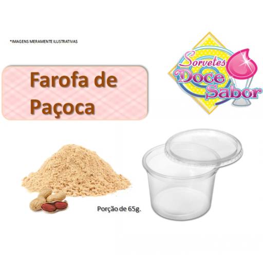 Acompanhamento | Farofa de Paçoca por Sorveteria Doce Sabor